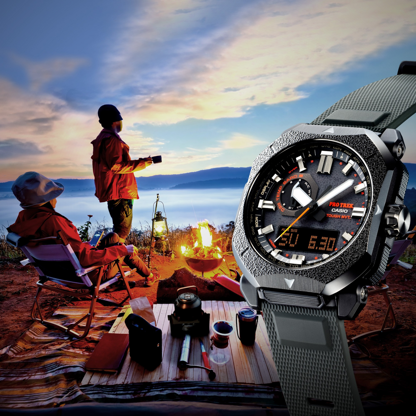 Casio watch:Mountaineer series PRW-6900BF-1