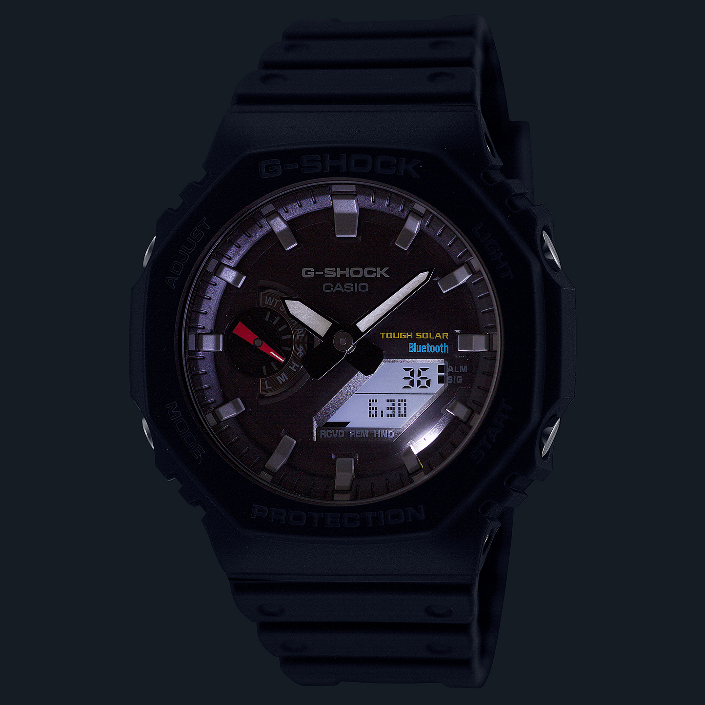 Casio Watch:ANALOG-DIGITAL 2100 Series GA-B2100-1A
