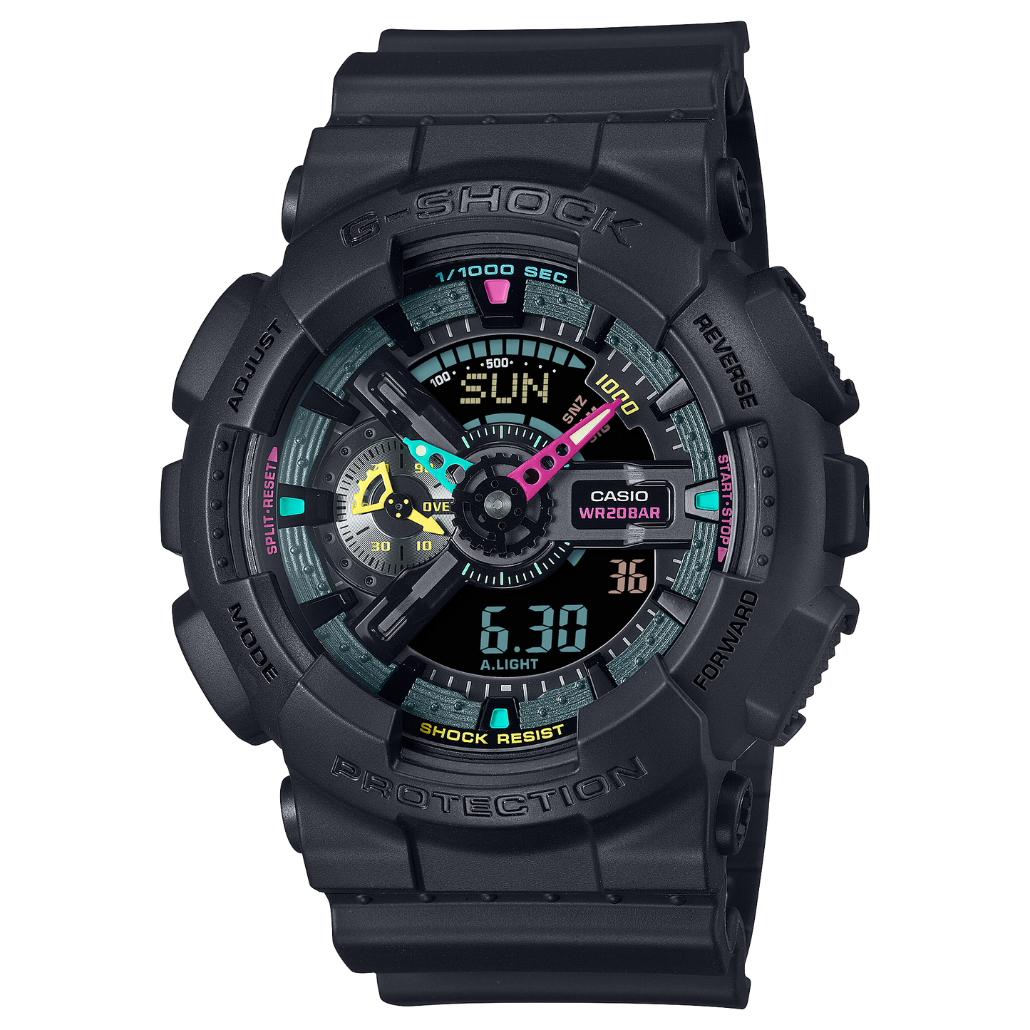 Casio Watch:ANALOG-DIGITAL 110 SERIES GA-110MF-1A