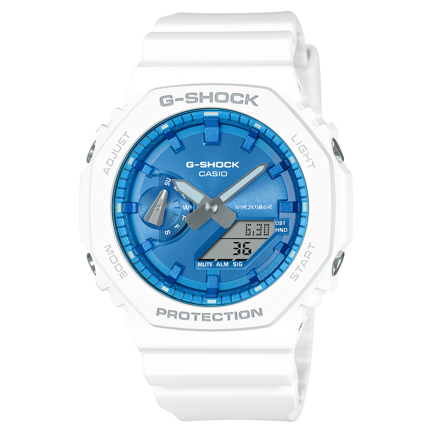 Casio Watch:Seasonal Collection 2023 ANALOG-DIGITAL 2100 Series GA-2100WS-7A