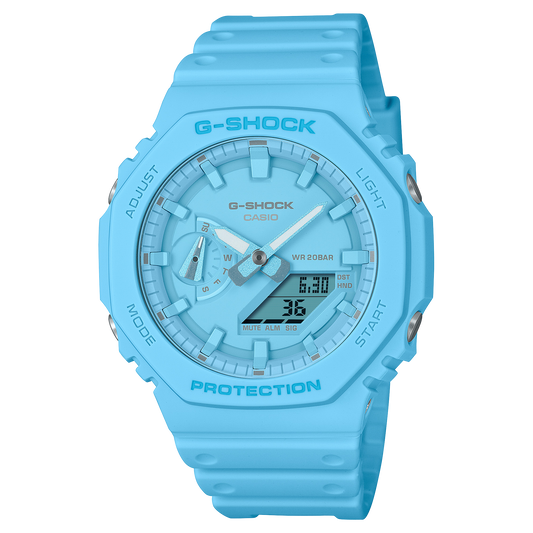 Casio Watch:ANALOG-DIGITAL 2100 Series GA-2100-2A2