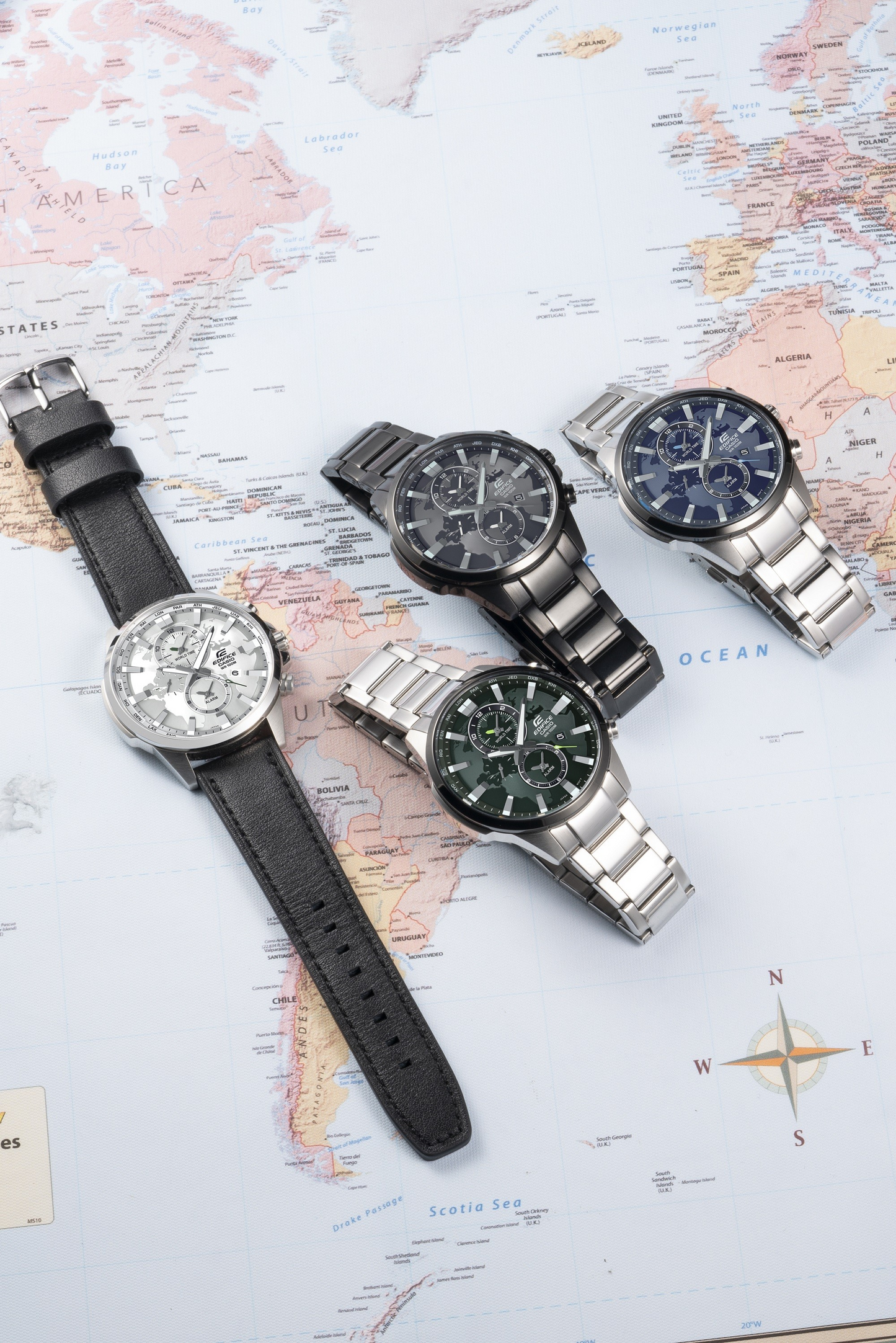 Casio Watch:Multi-pointer EFR-303DB-2AVUPR
