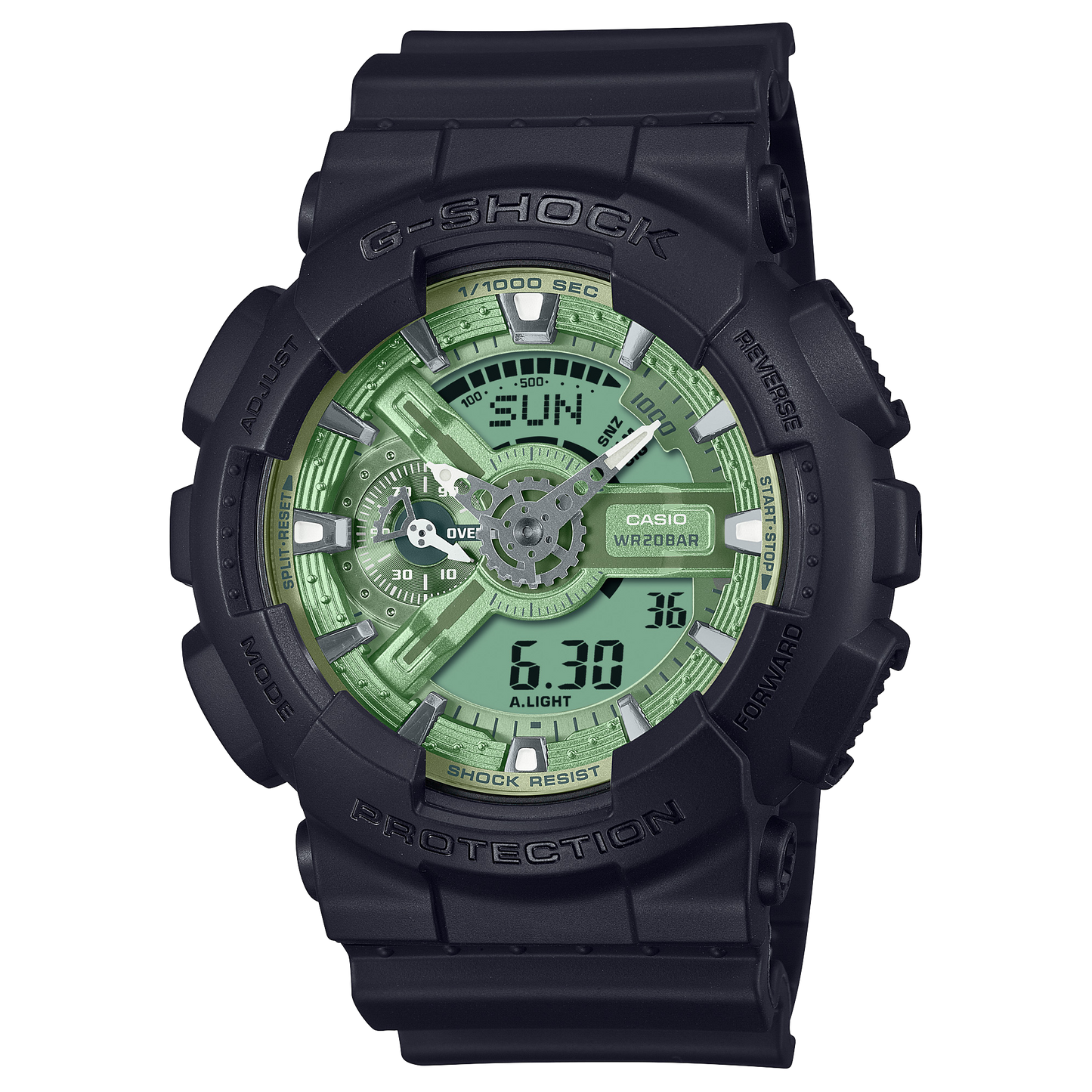 Casio Watch:ANALOG-DIGITAL 110 SERIES GA-110CD-1A3