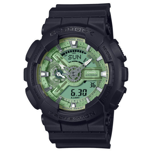 Casio Watch:ANALOG-DIGITAL 110 SERIES GA-110CD-1A3