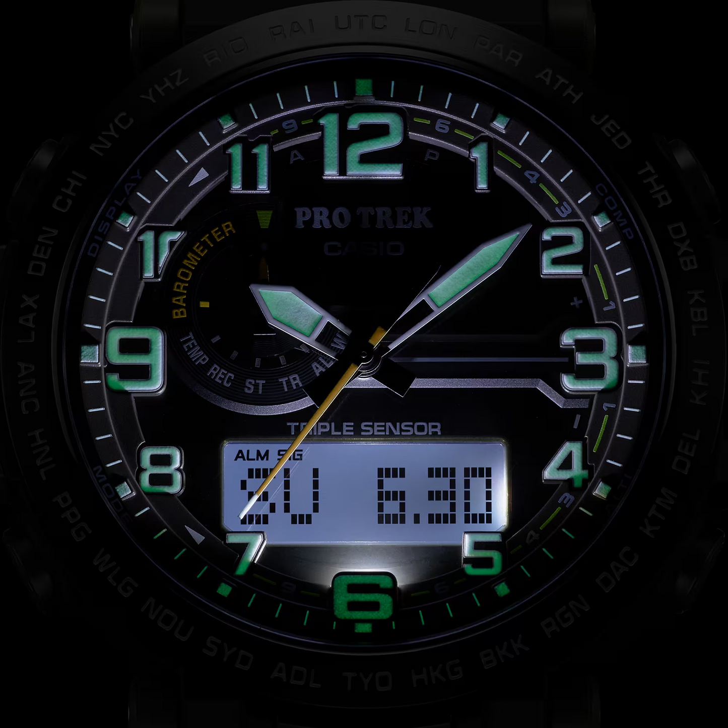 Casio watch:PRG-600 Series PRG-601YB-3