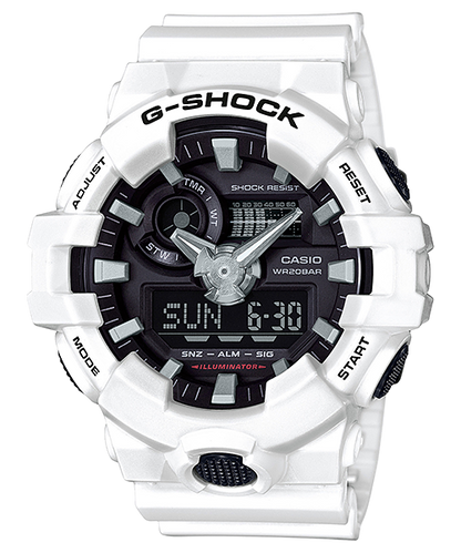 Casio Watch:ANALOG-DIGITAL GA-700 SERIES GA-700-7A