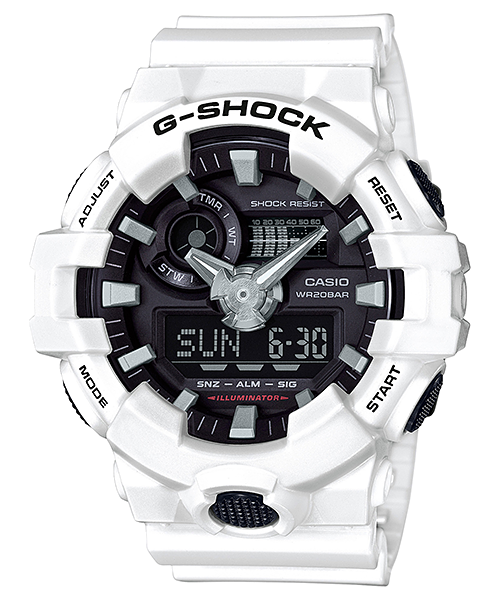 Casio Watch:ANALOG-DIGITAL GA-700 SERIES GA-700-7A