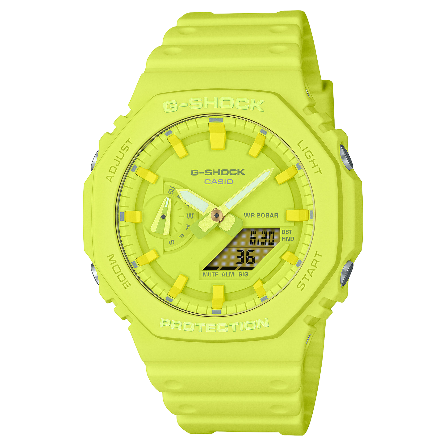 Casio Watch:ANALOG-DIGITAL 2100 Series GA-2100-9A9
