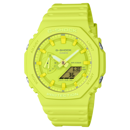 Casio Watch:ANALOG-DIGITAL 2100 Series GA-2100-9A9