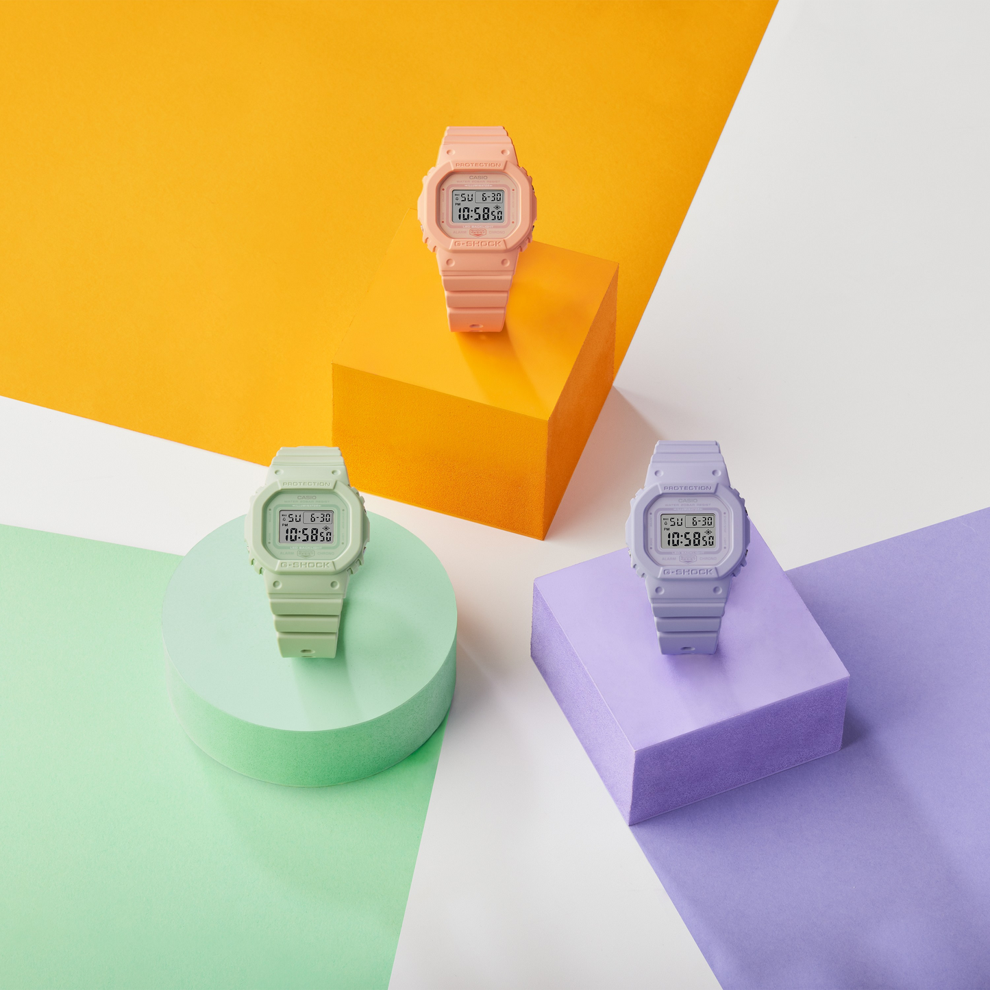 Casio watch:liquid crystal lady GMD-S5600BA-3