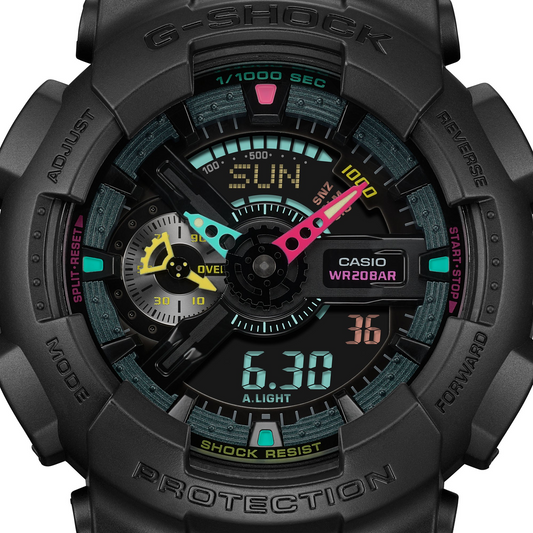 Casio Watch:ANALOG-DIGITAL 110 SERIES GA-110MF-1A