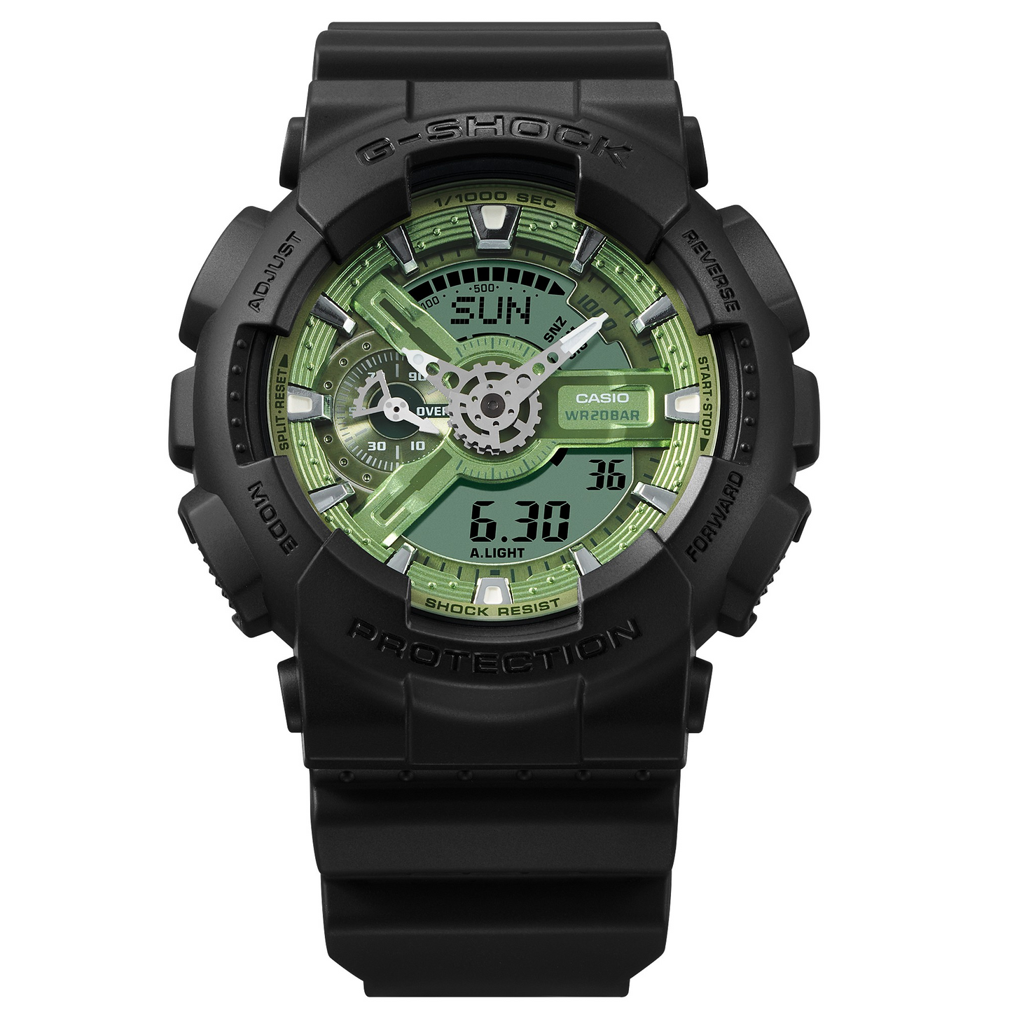 Casio Watch:ANALOG-DIGITAL 110 SERIES GA-110CD-1A3