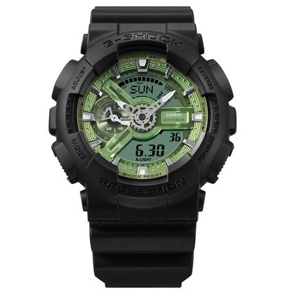 Casio Watch:ANALOG-DIGITAL 110 SERIES GA-110CD-1A3