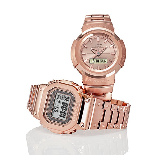 Casio watch:All-metal GMW-B5000 series GMW-B5000GD-4